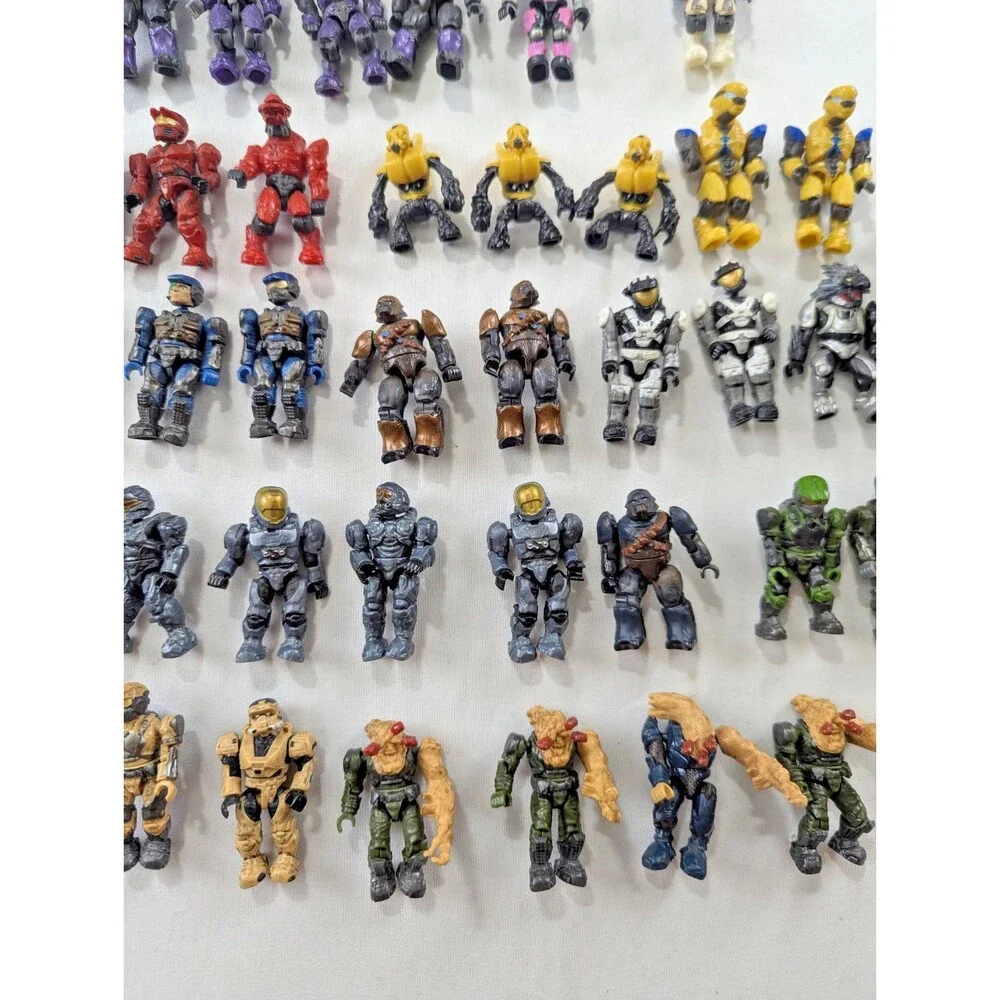 Promethean Knight Pelican Gunship HALO Mega Bloks Lot 54 Pieces MISSING ARM